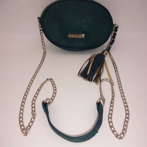 Small Green Vegan Leather Steve Madden Girl Purse Bag Handbag